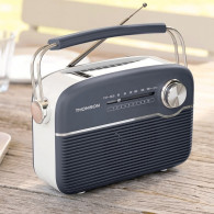 Radio Bluetooth À Recharge Solaire Thomson RTS450BTG Gris en Tunisie