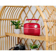 Radio Bluetooth À Recharge Solaire Thomson RTS450BTR Rouge en Tunisie