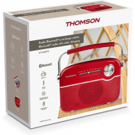 Radio Bluetooth À Recharge Solaire Thomson RTS450BTR Rouge en Tunisie