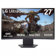 Ecran Gaming Incurvé LG 27GS60QC  27'' QHD 180Hz VA Noir En Tunisie