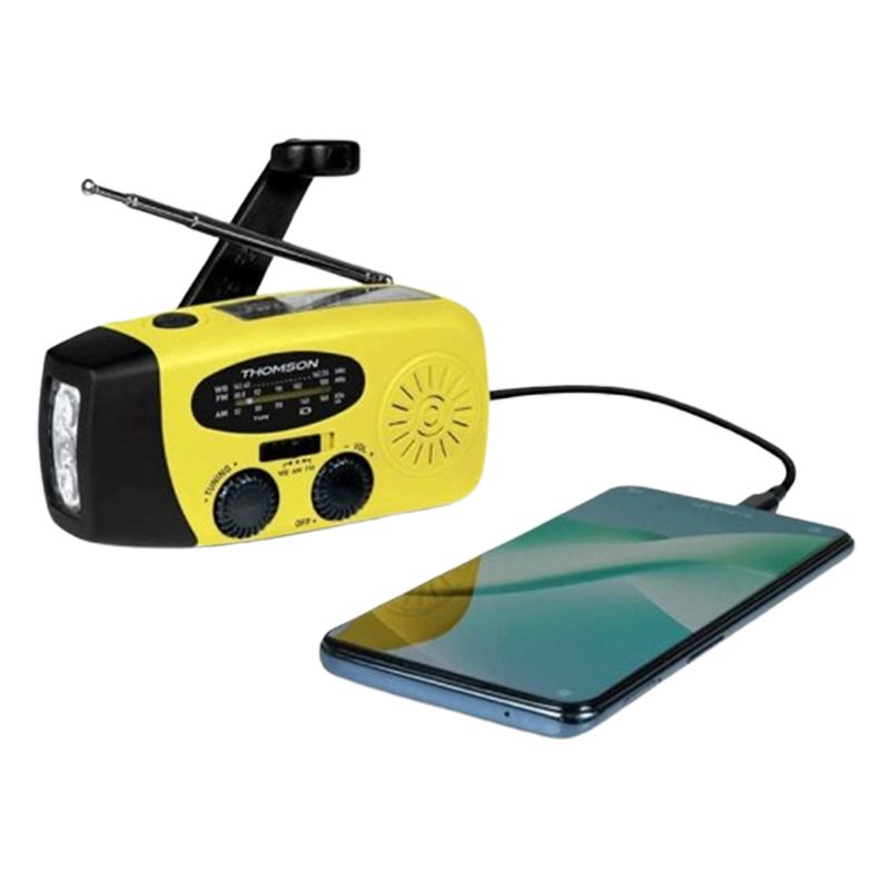 Radio Portable Thomson Solaire RT260 Jaune en Tunisie