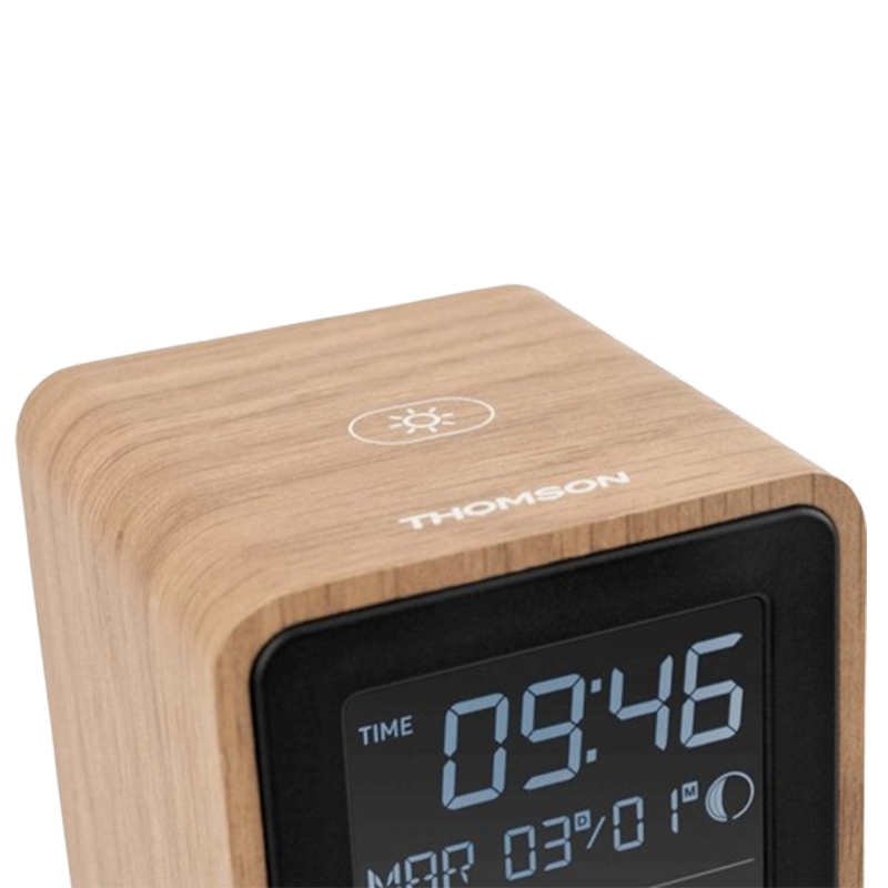 Haut Parleur Bluetooth Et Station Météo Thomson WS102TBK Noir en Tunisie
