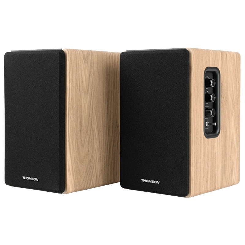 Ensemble De 2 Enceintes Bluetooth Thomson WS902DUO Bois en Tunisie