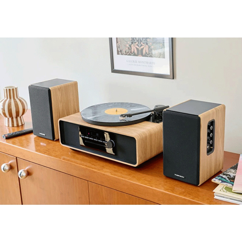 Ensemble De 2 Enceintes Bluetooth Thomson WS902DUO Bois en Tunisie