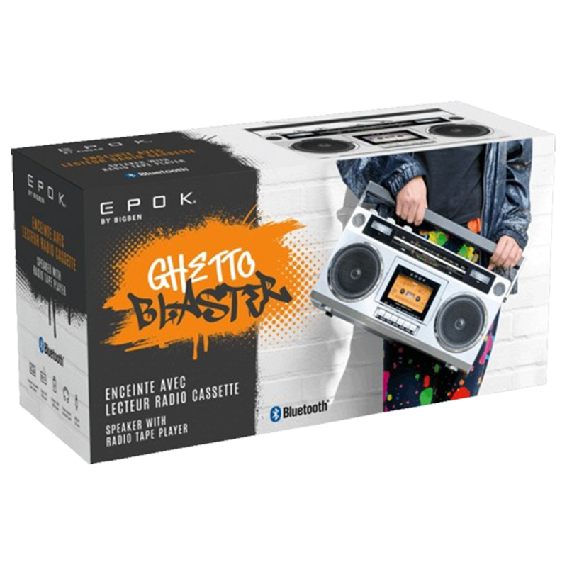 Lecteur Radio Cassette Bigben Ghetto Blaster Epok Noir en Tunisie