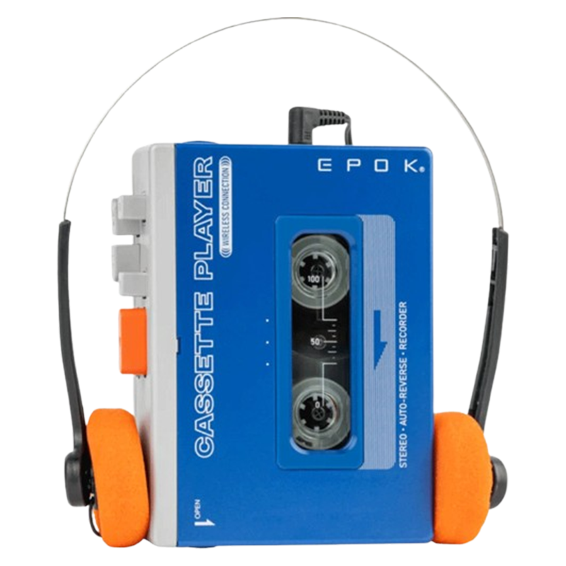 Baladeur Cassette Bluetooth Bigben Bttapebl Epok Bleu en Tunisie