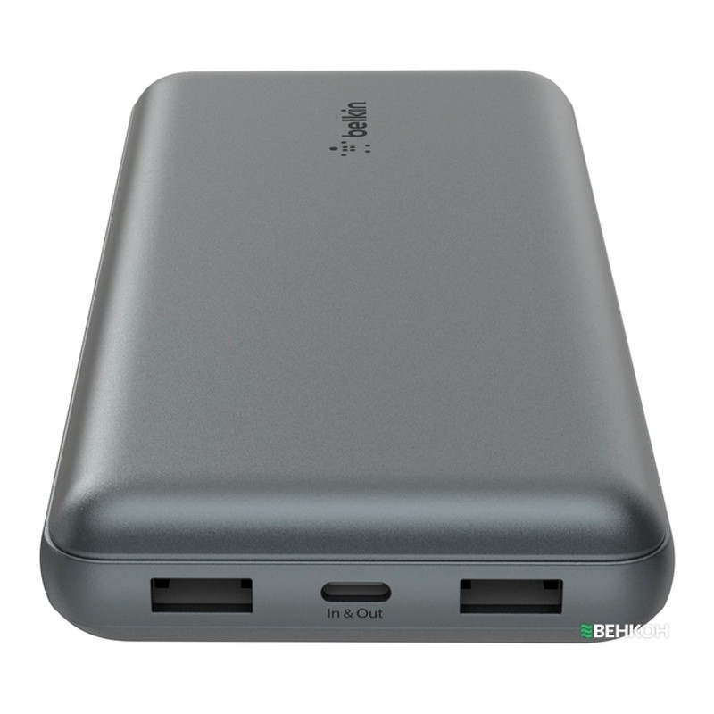 Power Bank Belkin Boost Charge 20 000 mAh 15W Gris en Tunisie