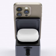 Power Bank Wiwu 3en1 W030 10000mAh 15W Gris en Tunisie