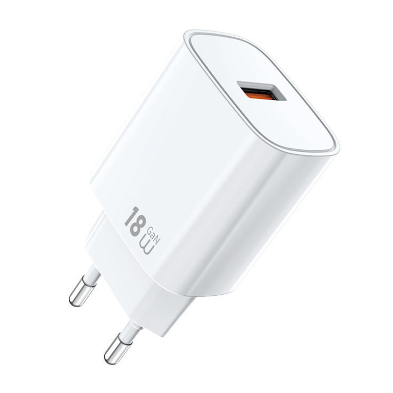 Tête Chargeur Wiwu Essen USB-A 18W Blanc En Tunisie