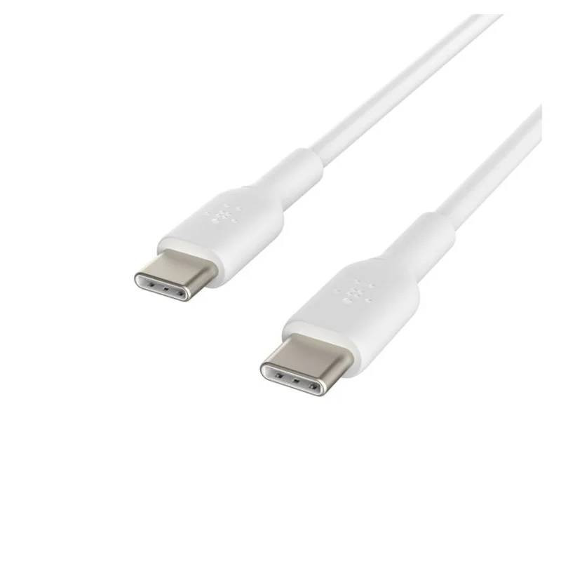 Câble Chargeur Belkin Boost Charge Type-C Blanc en Tunisie