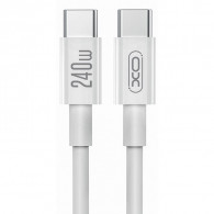 Câble Chargeur XO NB-Q298 Type-C Vers Type-C Blanc en Tunisie