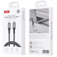 Câble Chargeur XO NB-Q264B Type-C Vers Type-C Noir en tunisie