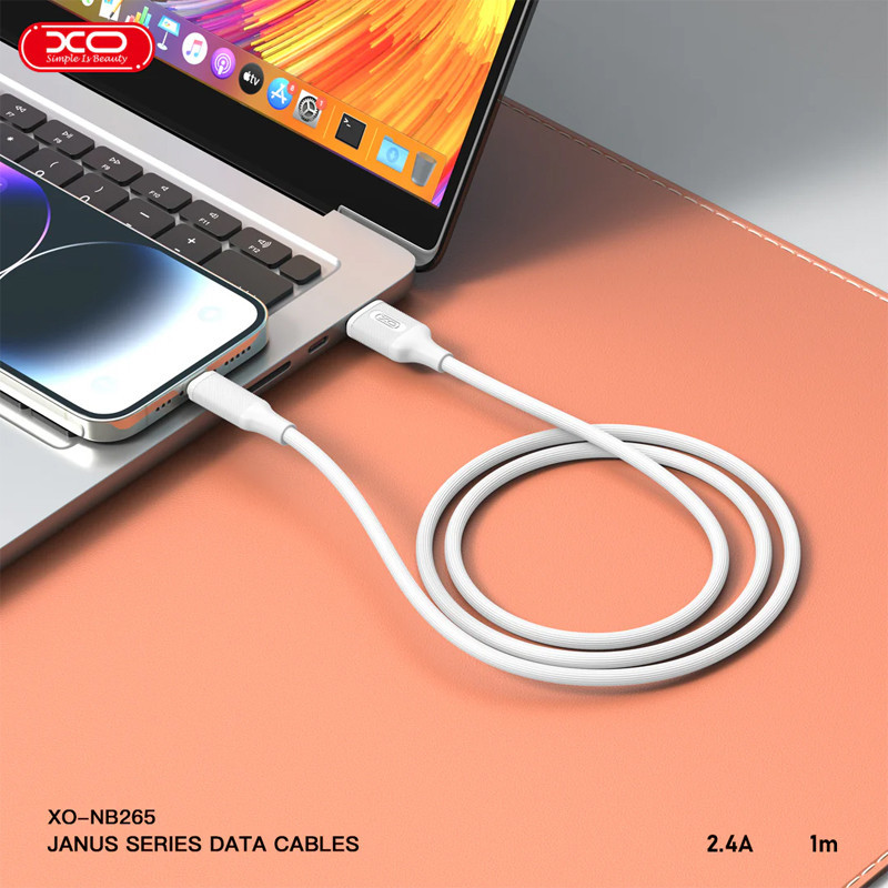 Câble Chargeur XO NB265 Micro-USB Blanc EN Tunisie