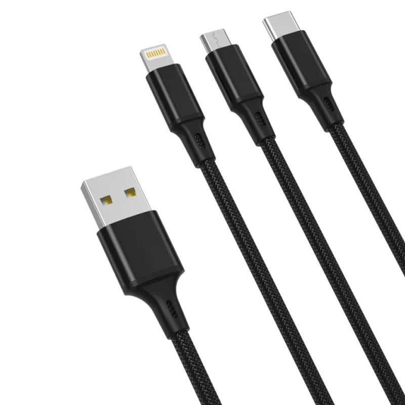 Câble Chargeur XO NB173 3En1 Noir en Tunisie
