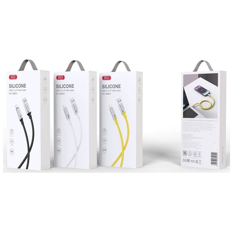 Câble Chargeur XO NB251 Type-C Blanc en Tunisie