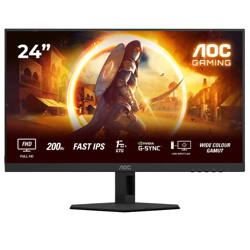 Ecran Gaming AOC 24G4HRE 23.8" FHD 200Hz Fast IPS Noir En Tunisie
