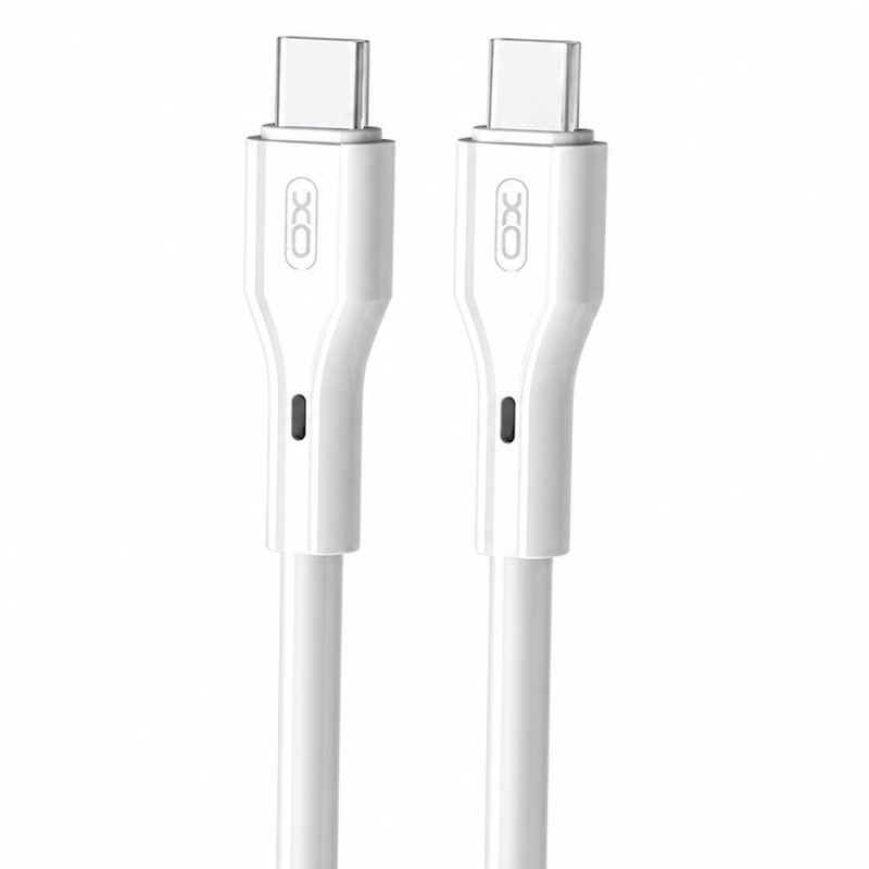 Câble Chargeur Xo NB-Q302A Type C To Type C Blanc en Tunisie