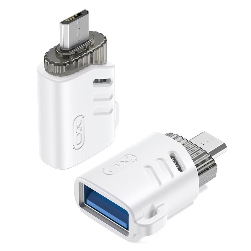 Adaptateur XO OTG USB-A Vers Micro USB NB256C Blanc En Tunisie