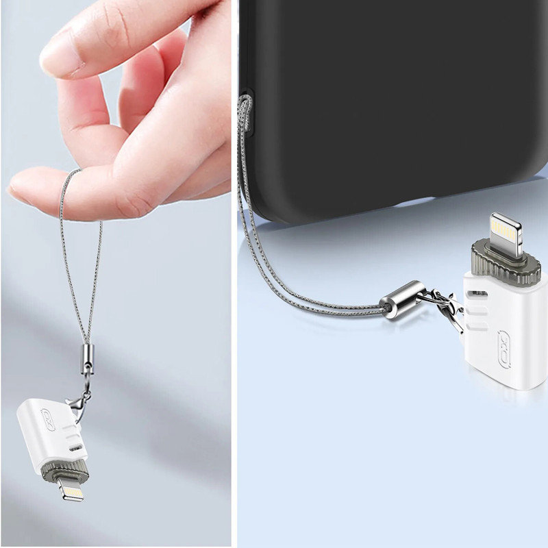 Adaptateur XO OTG USB-A Vers Lightning NB256A Blanc En Tunsiie