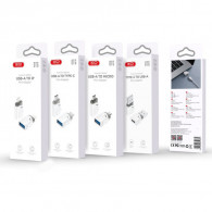Adaptateur XO OTG USB-A Vers Lightning NB256A Blanc En Tunsiie