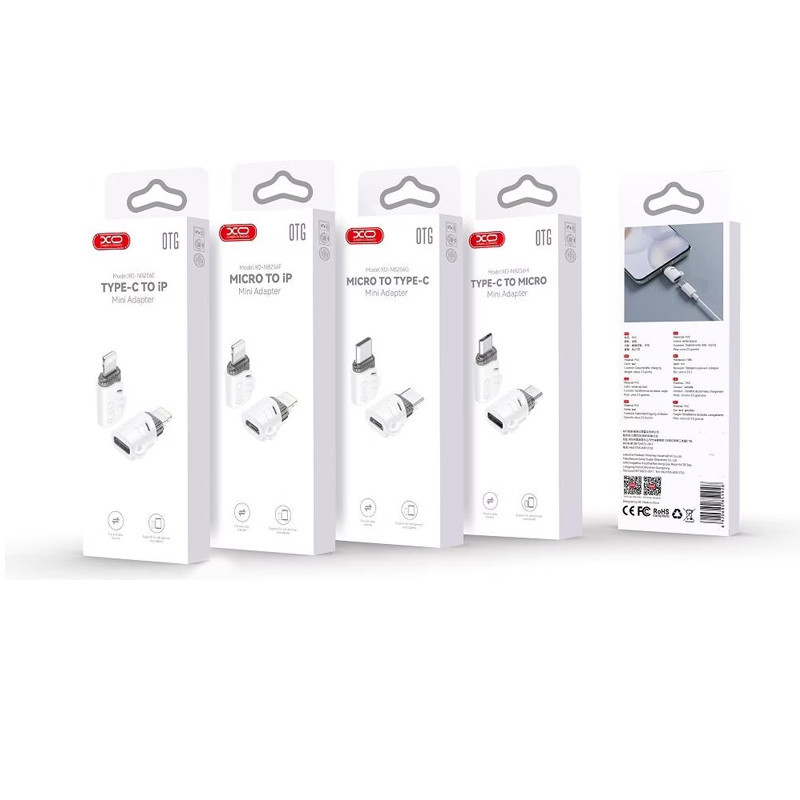 Adaptateur OTG XO NB256E USB-C Vers Lightning Blanc En Tunisie