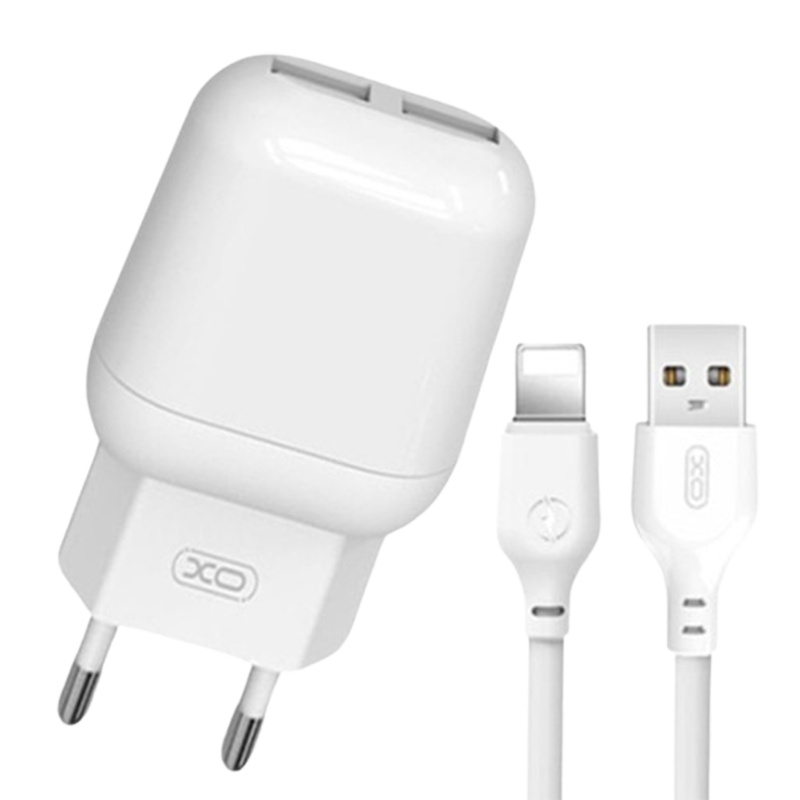 Chargeur XO L178 15W Avec Câble Micro USB Blanc En Tunisie