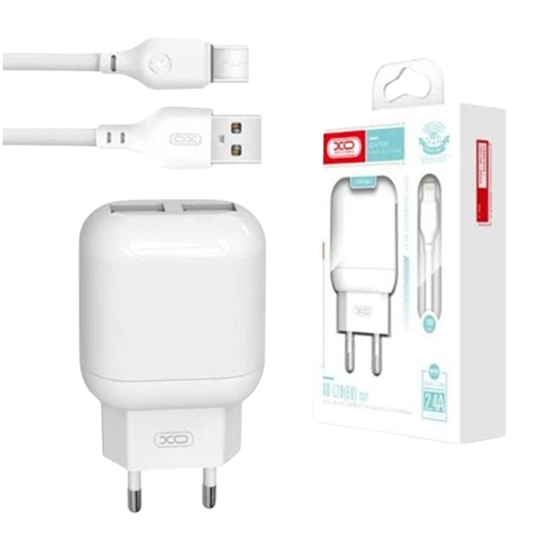 Chargeur XO L178 15W Avec Câble USB-C Blanc En Tunisie