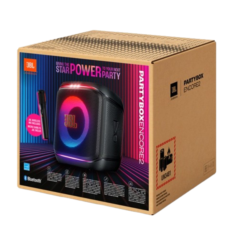 Haut Parleur Bluetooth JBL PartyBox Encore 2 Avec Microphone Noir En Tunisie