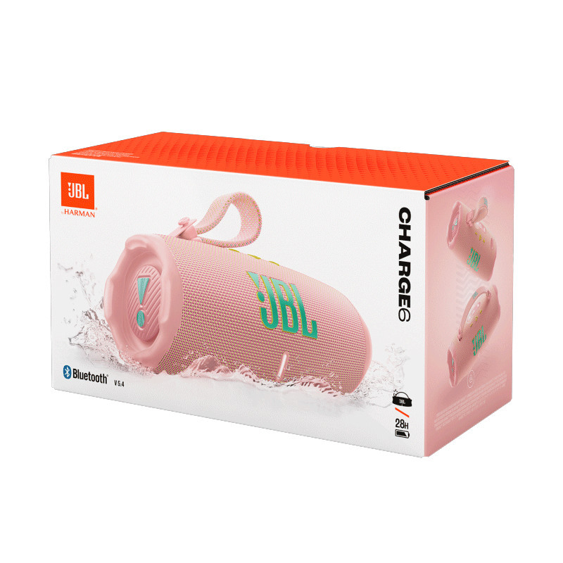 Haut Parleur Bluetooth JBL Charge 6 Rose en Tunisie