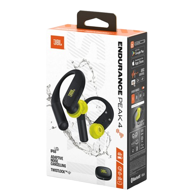 Ecouteurs Sans Fil JBL Endurance Peak 4 Noir et Vert  En Tunisie