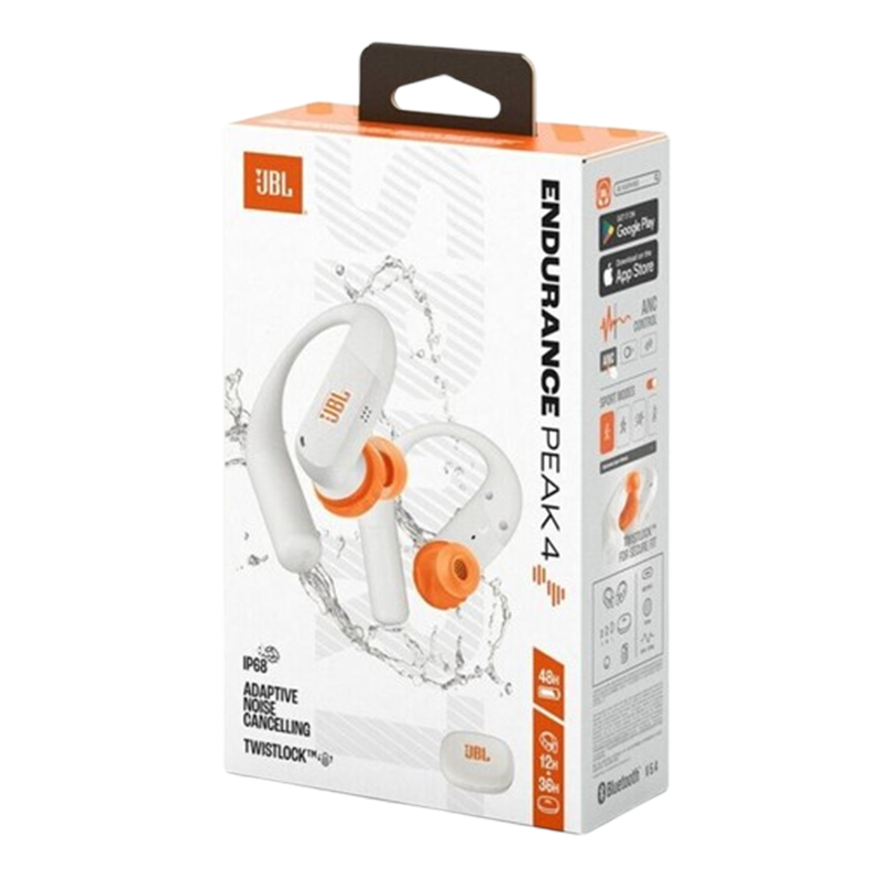 Ecouteurs Sans Fil JBL Endurance Peak 4 Blanc En Tunisie