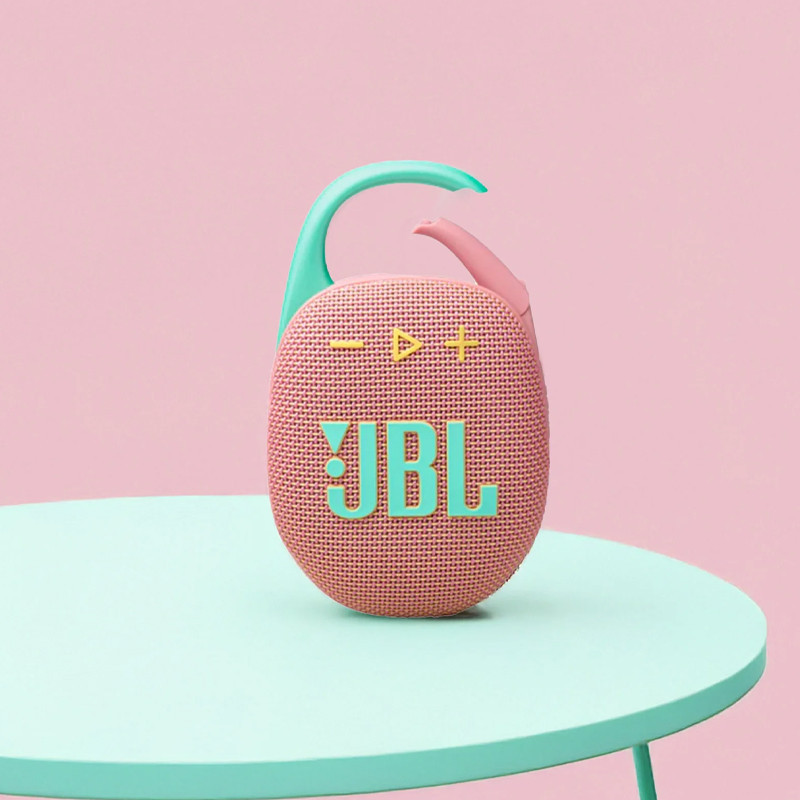 Haut Parleur Bluetooth JBL Clip 5 Rose en Tunisie