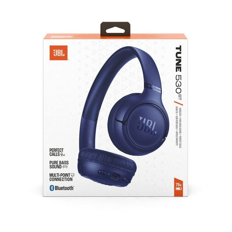 Casque Sans Fil JBL T530BT Bleu En Tunisie