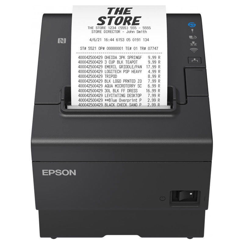Imprimante Thermique Pour Tickets Epson TM-T88VII Noir en Tunisie