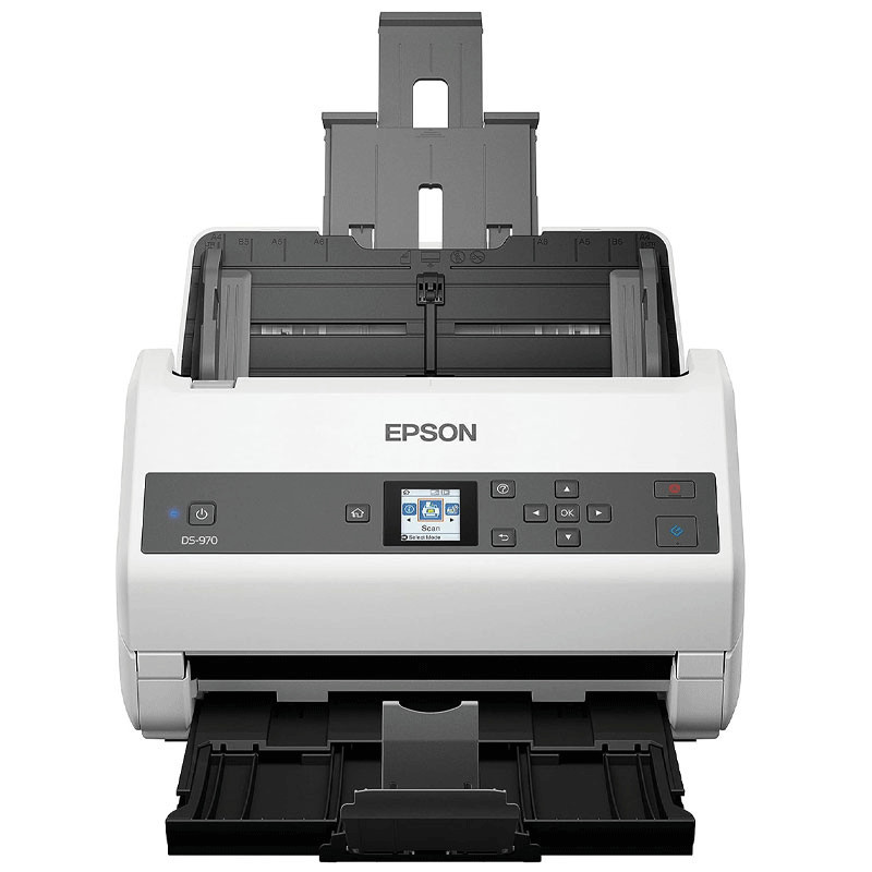 Scanner De Document Epson WorkForce DS-970 A4 Recto-Verso Blanc en Tunisie