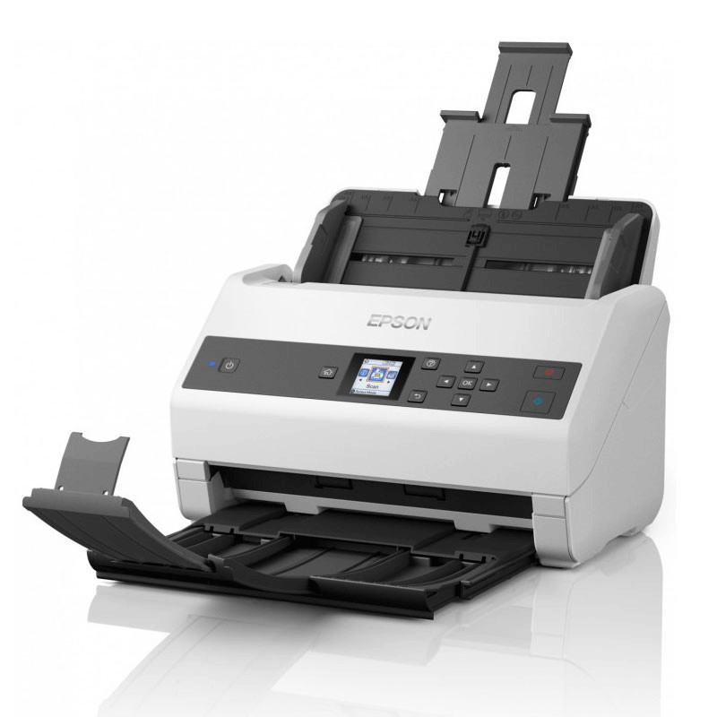 Scanner De Document Epson WorkForce DS-970 A4 Recto-Verso Blanc en Tunisie