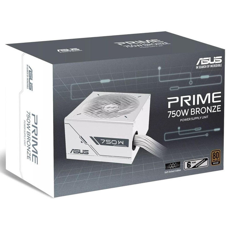 Boite d'Alimentation Asus Prime 750W Blanc En Tunisie
