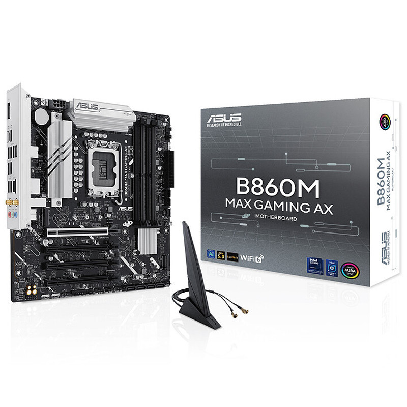 Carte Mère Asus Prime B860M Max Gaming AX Wifi LGA 1851 DDR5 en Tunisie