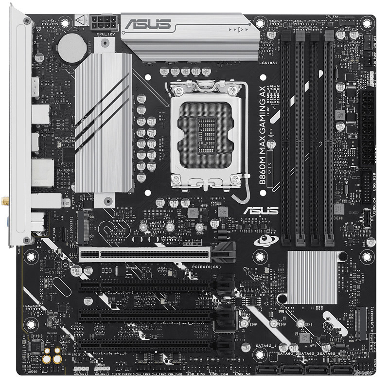 Carte Mère Asus Prime B860M Max Gaming AX Wifi LGA 1851 DDR5 en Tunisie