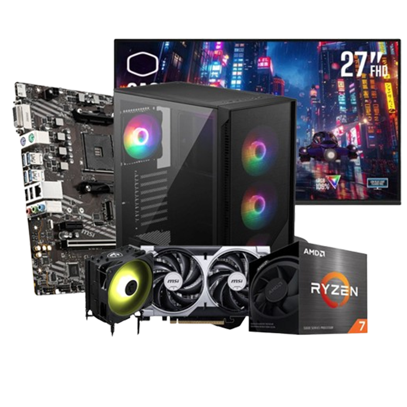 Pc Gamer Apex R703 Ryzen 7 5700  27" 16Go 1To SSD RTX 5060 8Go en Tunisie