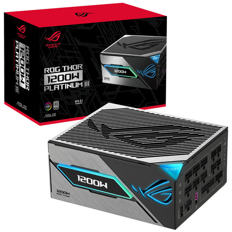 Boite d'Alimentation Asus Rog Thor Platinum III 1200W Noir en Tunisie