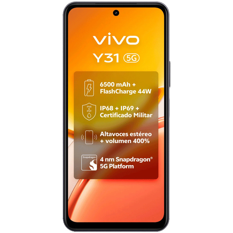 Smartphone Vivo Y31 5G 16Go 256Go Noir en Tunisie