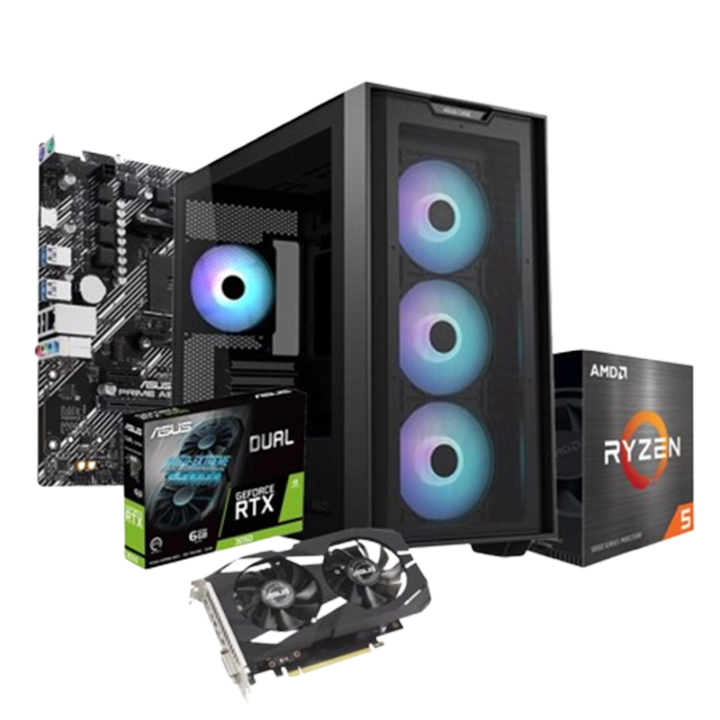 Pc Gamer Apex 518 Ryzen 5 5500 16Go 512Go SSD RTX 3050 6Go en Tunisie