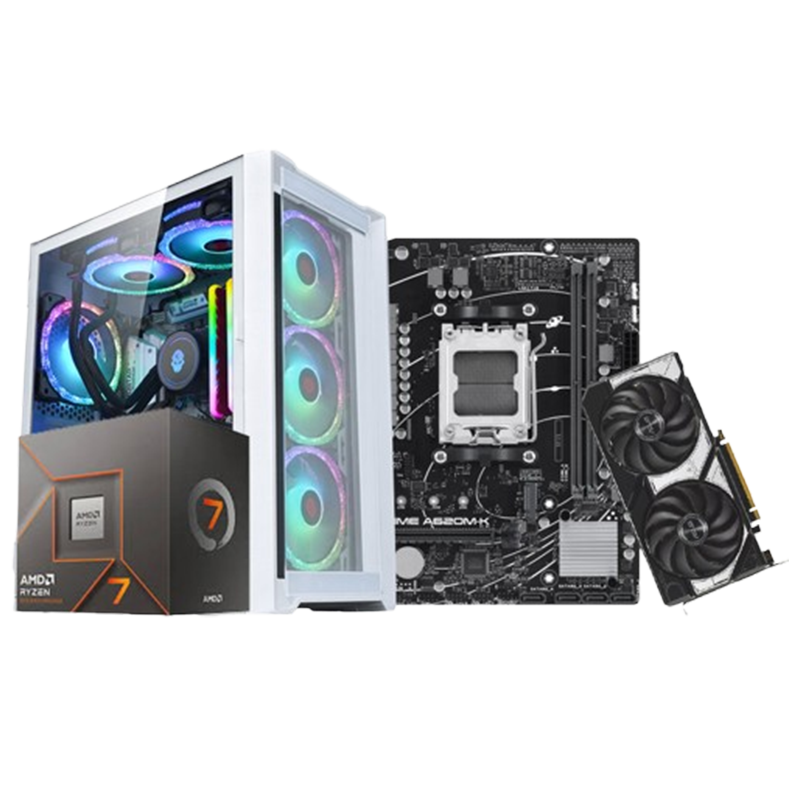 Pc Gamer Powered By Asus AMD Ryzen 7 8700F 32Go 1To SSD RTX 5060 8Go