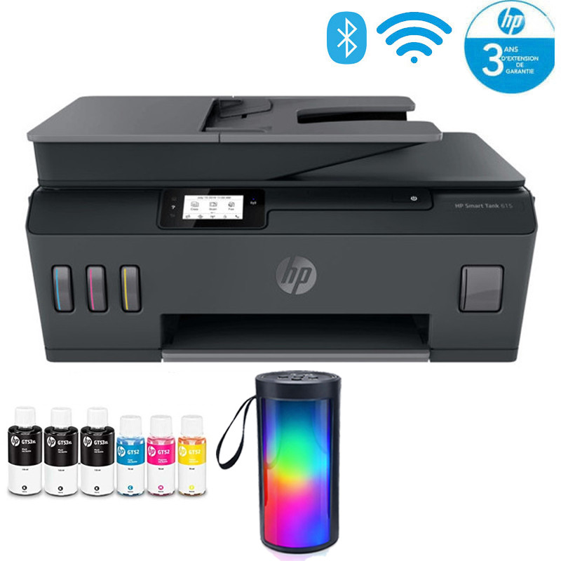 Imprimante HP 615 Smart Tank 4en1 Couleur en Tunisie
