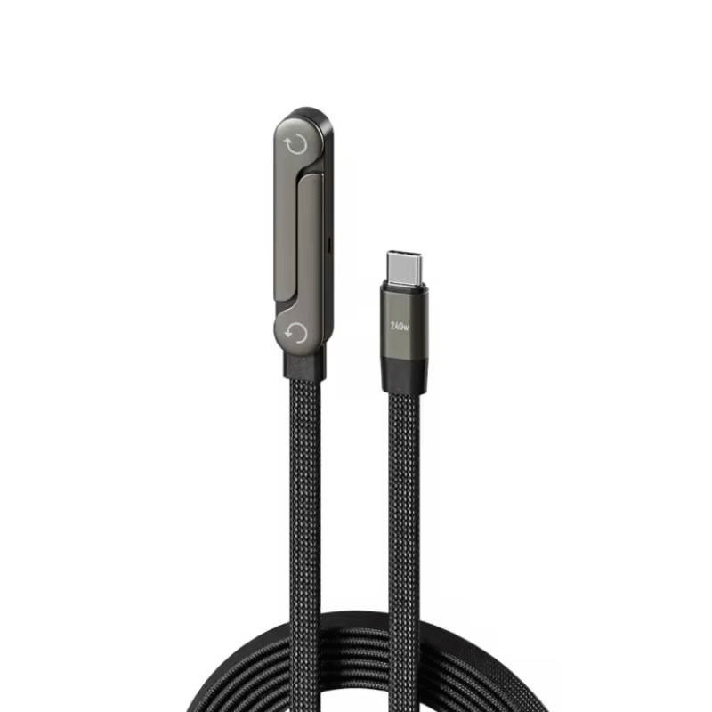 Câble Chargeur Type-C Noir en Tunisie