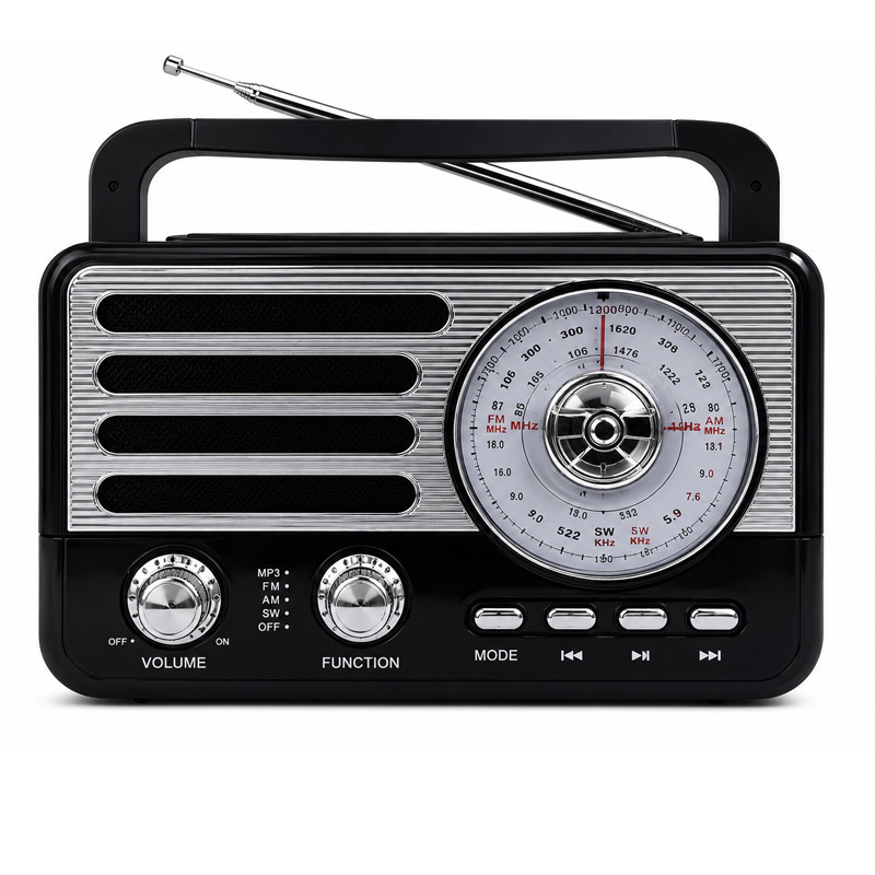 Radio Portable Bluetooth R-137BT Noir en Tunisie