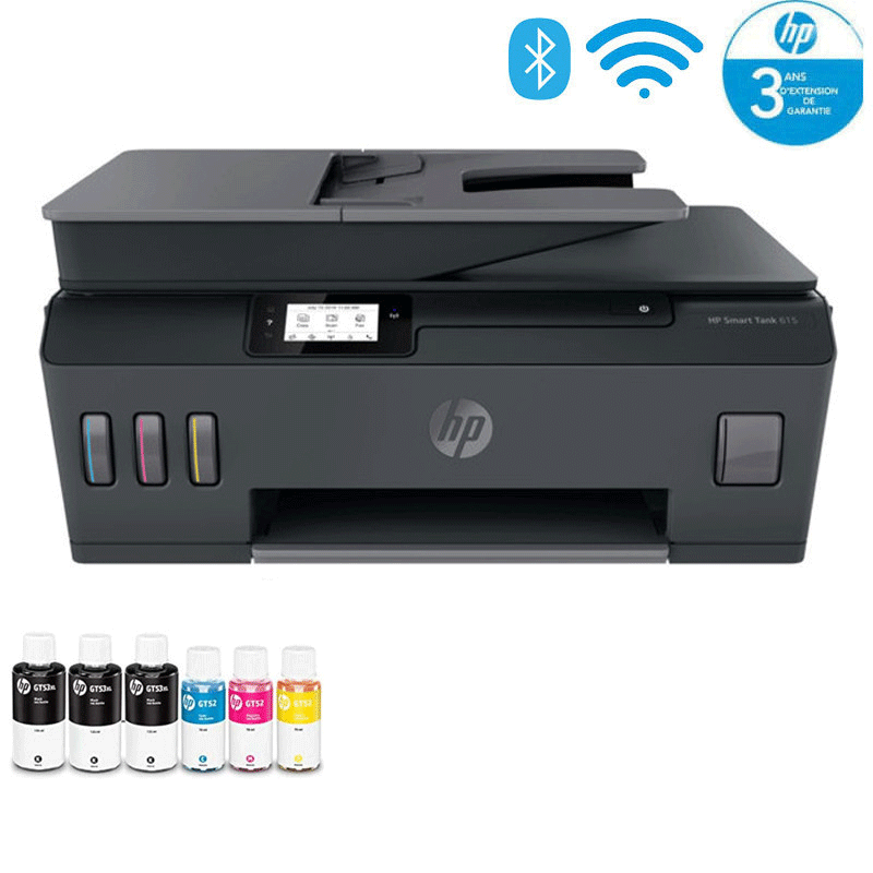 Imprimante HP 615 Smart Tank 4en1 Couleur en Tunisie