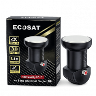 Tête de Parabole Ecosat Band Single LNB KI 119R Noir en Tunisie