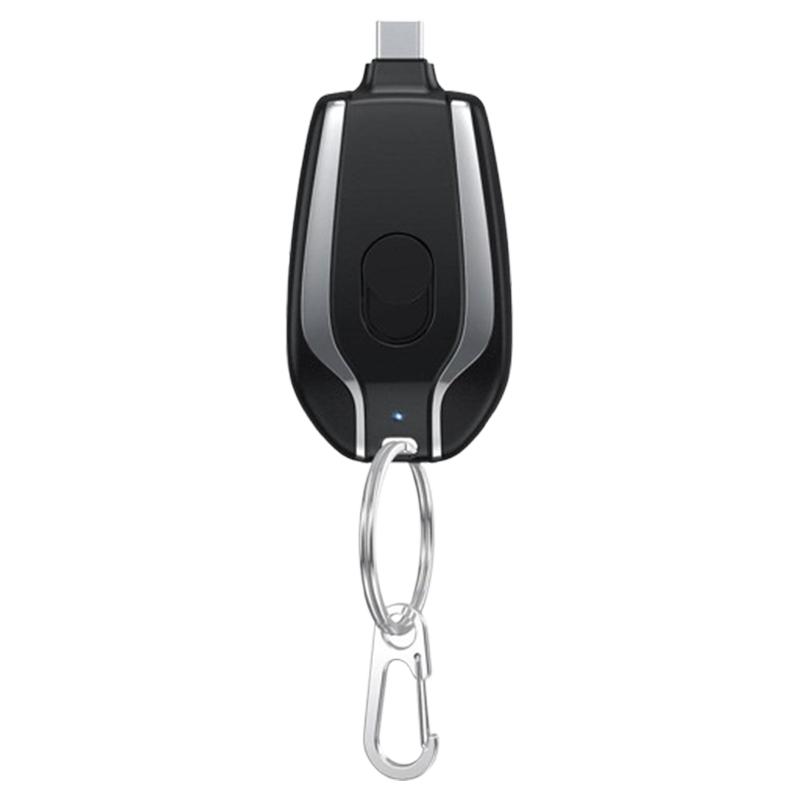 Power Bank Type-C Porte Clé Noir en Tunisie